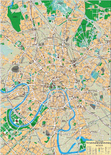 Moscow Map - Detailed City Map of Moscow for Download